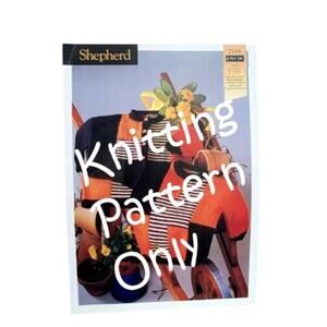 New Shepherd 2169 Geometric Crew Neck Sweater Cardigan Jacket Knitting Pattern